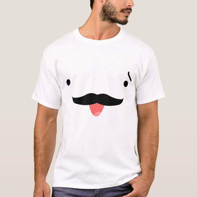 T-shirt Moustache (Devant)