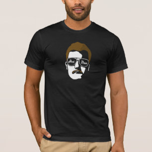T-shirt Moustache chaude du DJ Dan chaud - original