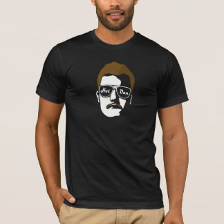 T-shirt Moustache chaude du DJ Dan chaud - original
