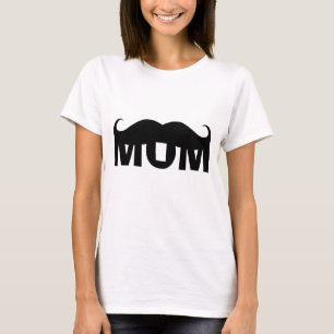 T-SHIRT MOUSTACHE DE MAMAN