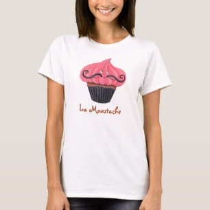 T-shirt Moustache de petit gâteau et de La