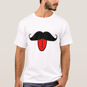 T-shirt Moustache drôle