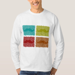 T-shirt Moustache drôle