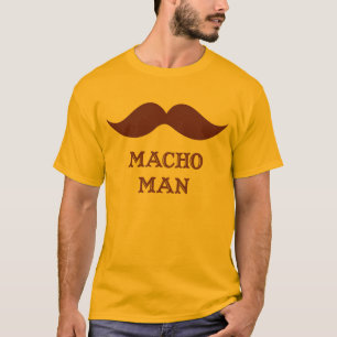 T-shirt Moustache drôle de macho