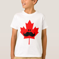 Moustache du Canada - une moustache sur l'érable