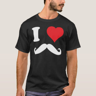 T-shirt moustache du coeur i ! ! !