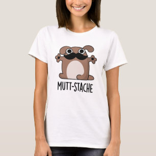 T-shirt Moustache moustache de chien drôle