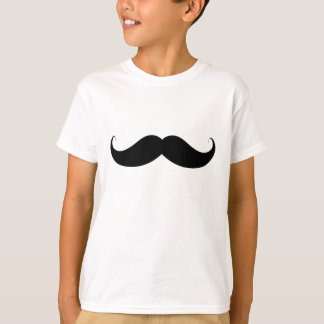 T-shirt Moustache/moustache de guidon