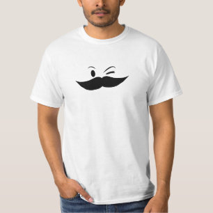 T-shirt Moustache torsadée
