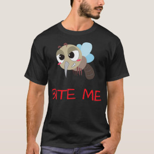 T-shirt Moustique BITE ME Mosquito Funny Mosquito Mèmes am