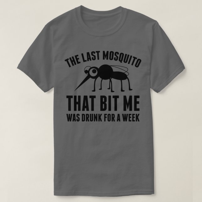T-shirt Moustique ivre 2 (Design devant)