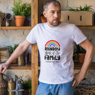 T-SHIRT MOUTON ARC-EN-CIEL DE LA FAMILLE GAY DRÔLE