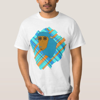 T-shirt Mouton de plaid