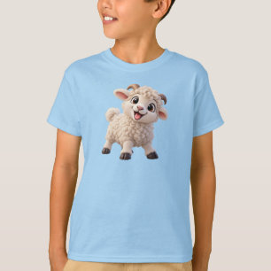 T-shirt Mouton islandais mignon – Agneau nordique duveteux