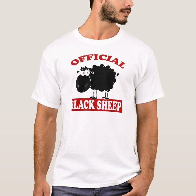 T-shirt Mouton noir (Devant)