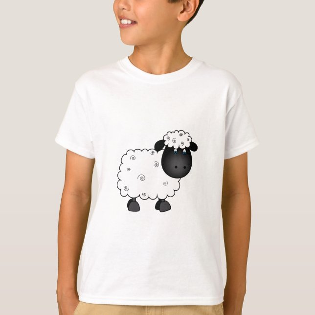 T-shirt Moutons de bébé pour la brebis (Devant)
