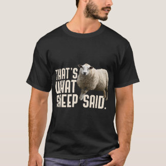 T-shirt Moutons et