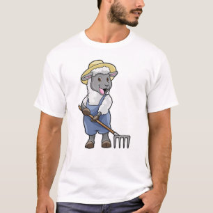 T-shirt Moutons fermiers avec gâteau et Casquette