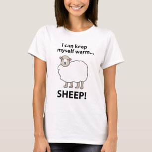 T-shirt Moutons Je Peux Me Garder Moutons Chauds