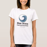 Mouvement de cartes postales Blue Wave