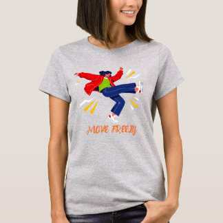 T-shirt Mouvement de danse énergique Graphique de jeunesse
