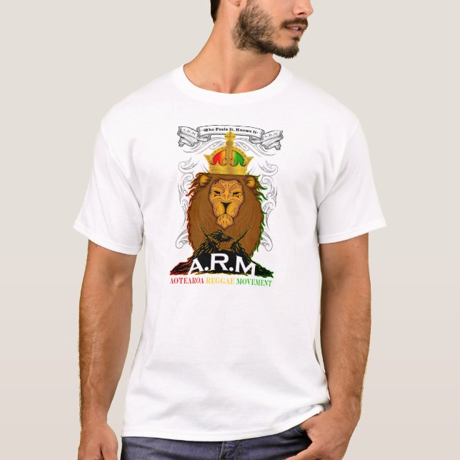 T-SHIRT MOUVEMENT DE RÉGGAE AOTEAROA (Devant)