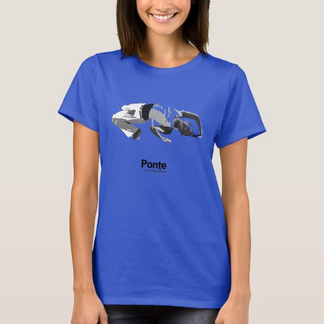 T-shirt Mouvements de Capoeira, ponte (Devant)