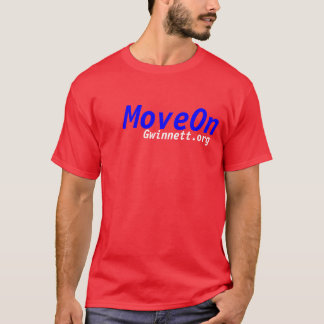T-shirt MoveOn Gwinnett - rouge
