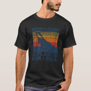 T-shirt Mowologiste C'est juste comment je roule pelouse M