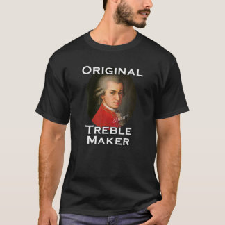 T-shirt Mozart, le musicien original de Trébale