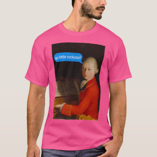 T-shirt Mozart va petit rockstar