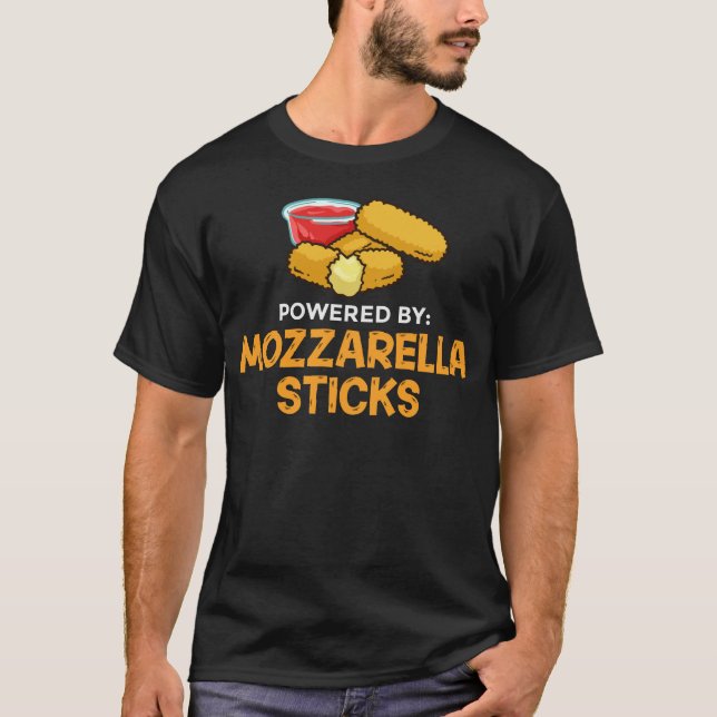 T-shirt Mozzarella Sticks Fromage-cadeau Pain à bâtons (Devant)