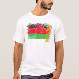 T-shirt Mponela Malawi Drapeau Pour Malawiens Hommes Femme