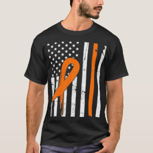 T-shirt MS Sclérose en plaques Sensibilisation Orange Ruba
