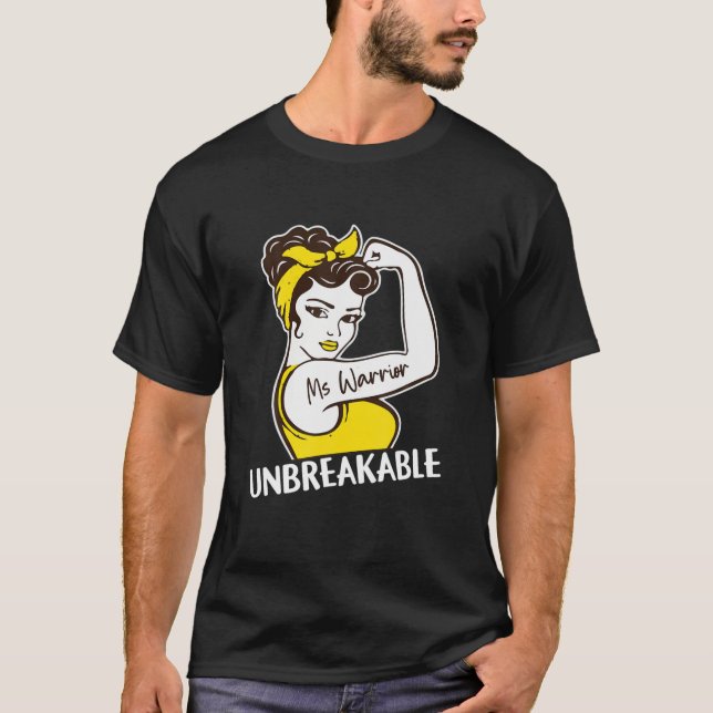 T-shirt MS Warrior Incassable Multiple Sclerosis Awards (Devant)