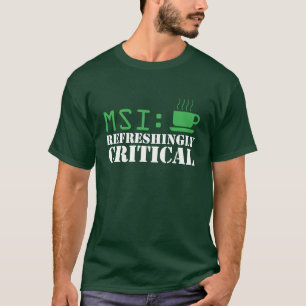 T-shirt MSI : Pièce en t de manière rafraîchissante