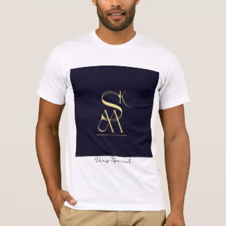 T-shirt MSK vavy & Gold - Belle conception
