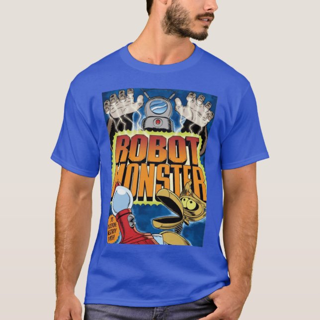 T-shirt MST3K Mystery Science Promotional Artwork Robot Mo (Devant)