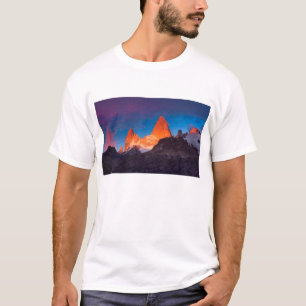 T-shirt Mt Fitz Roy au lever de soleil