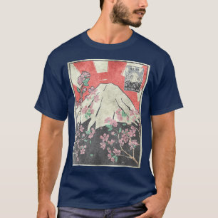 T-shirt Mt Fuji Cerry Blossom Fujiyama Esthétique japonais