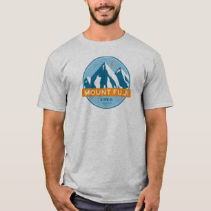 T-shirt Mt Fuji Japon étoiles Lune