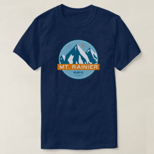 T-shirt Mt. Rainier Washington Stars Moon