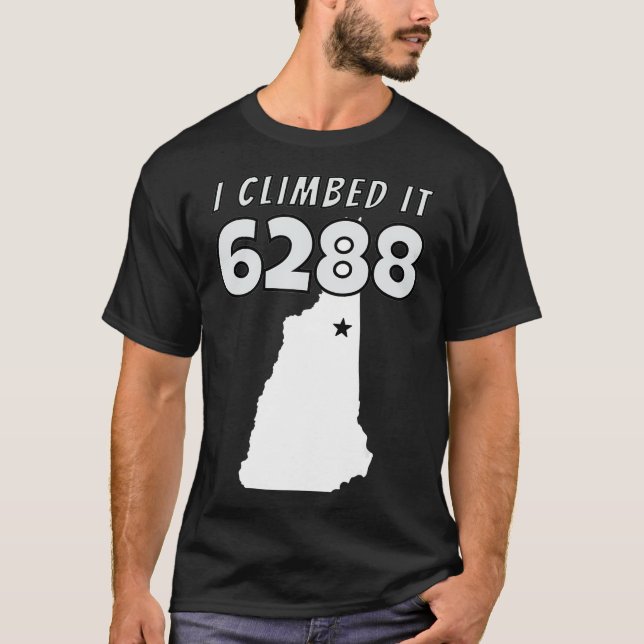 T-shirt Mt Washington I L'A Grimpé 6288 Mont NH48 Nouveau  (Devant)