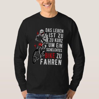 T-shirt Mtb Downhill Boys Bicyclette Dit