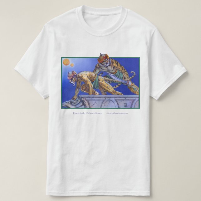 T-shirt MtG Chat Warriors (Design devant)