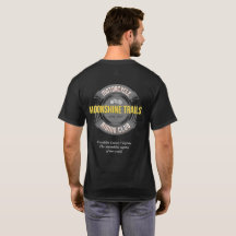 T-shirt MTMRC Basic, noir avec logo sur le dos