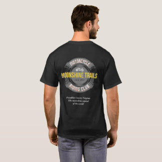 T-shirt MTMRC Basic, noir avec logo sur le dos