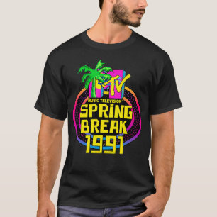 T-shirt MTV Spring Break 1991 Classic Logo