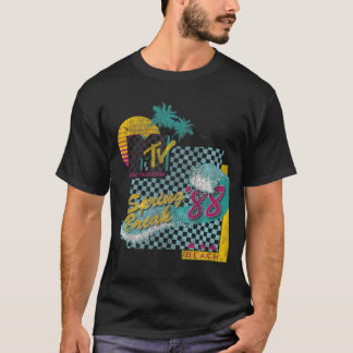 T-shirt MTV Spring Break 88 Vintage Surf Graphic 
