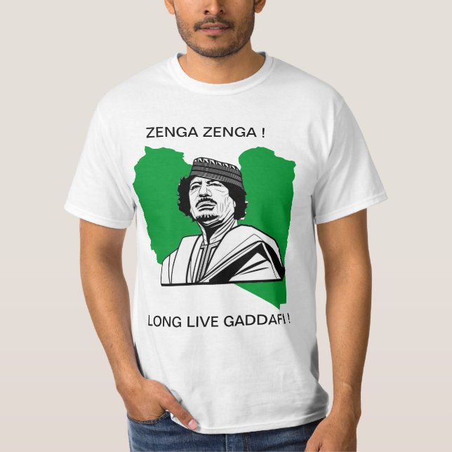 T-shirt Muammer Kadhafi (Devant)